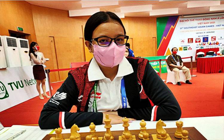 Dewi Citra Pastikan Raih Emas Nomor Catur Standar Putri SEA Games 2021