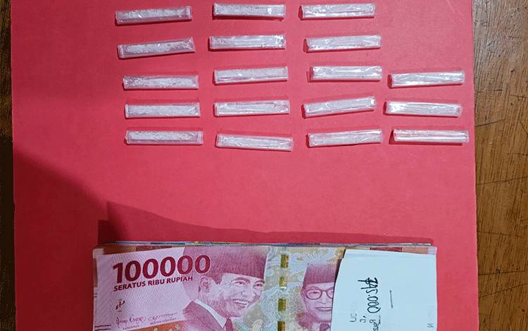 Seorang Gadis di Palangka Raya Ditangkap Polisi, 18 Paket Sabu Disita