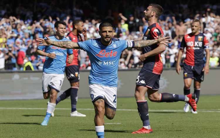 Lorenzo Insigne Cetak Gol Perpisahan saat Napoli Menang 3-0 atas Genoa