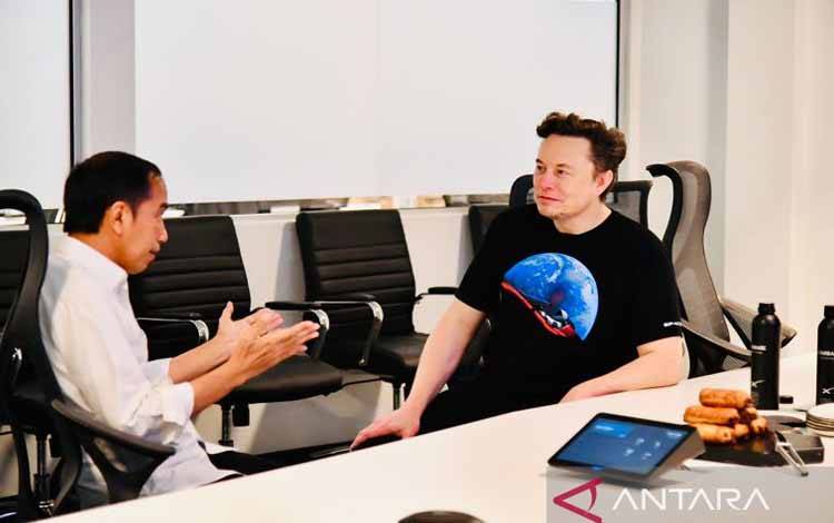 Jokowi Puji Elon Musk Super Jenius untuk Urusan Teknologi