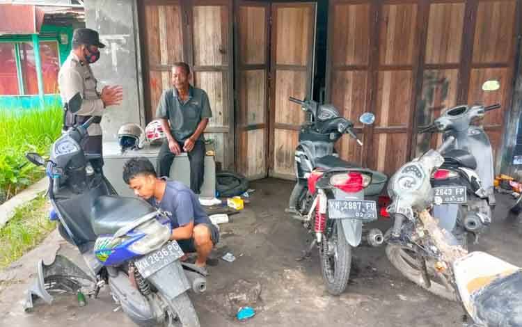 Cegah PMK Polres Seruyan Cek Ternak