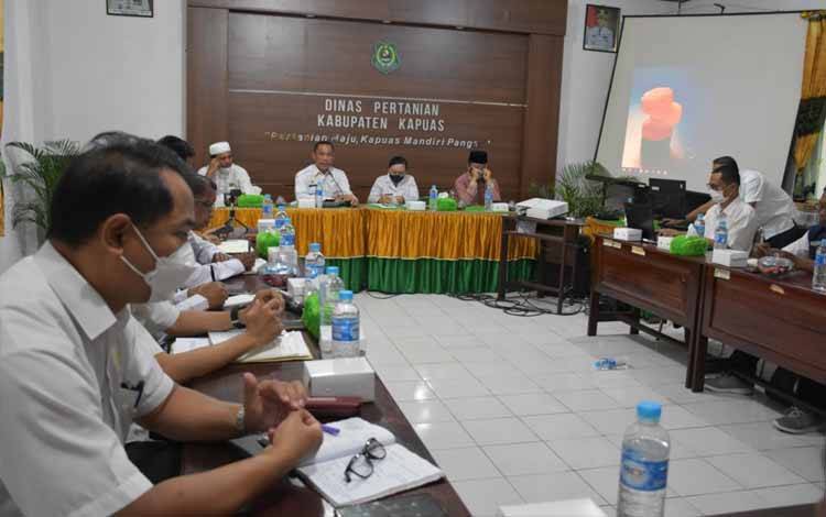 Dinas Pertanian Kapuas FGD Bahas Agribisnis Perberasan