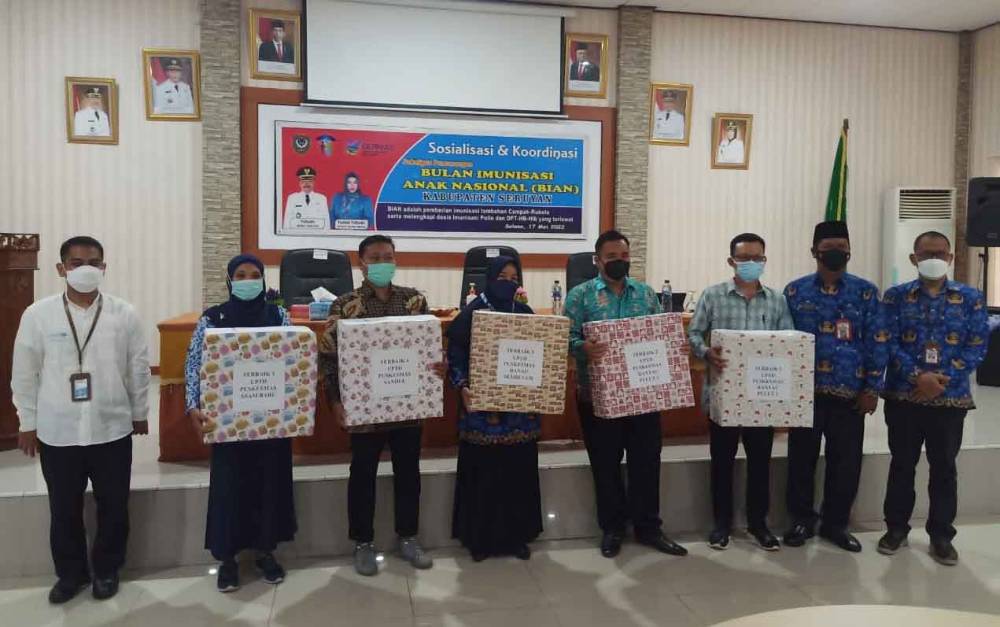 Dinkes Seruyan Apresiasi Capaian Imunisasi Tahun 2021