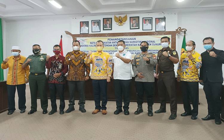 Bupati Gumas Minta Pihak Terkait Membuat Materi Pentingnya Menghindari Narkotika dengan Lebih Menarik