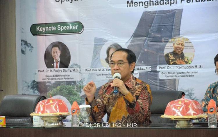 Diperlukan Peningkatan SDM Hadapi Perubahan Iklim