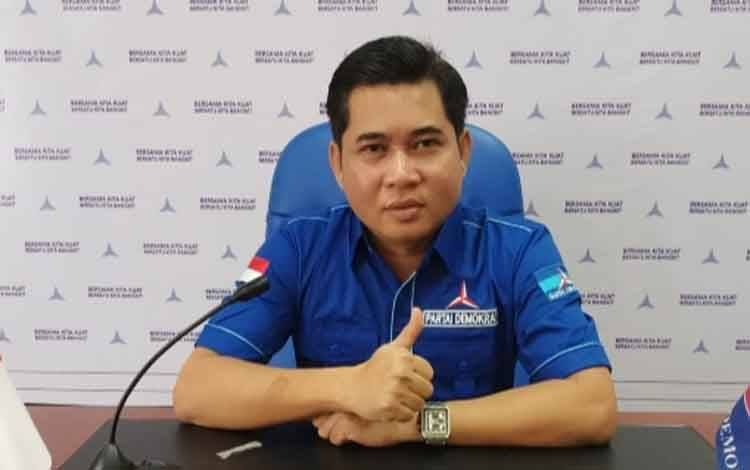 Jhon Krisli Jabat Ketua DPC Demokrat Kotim