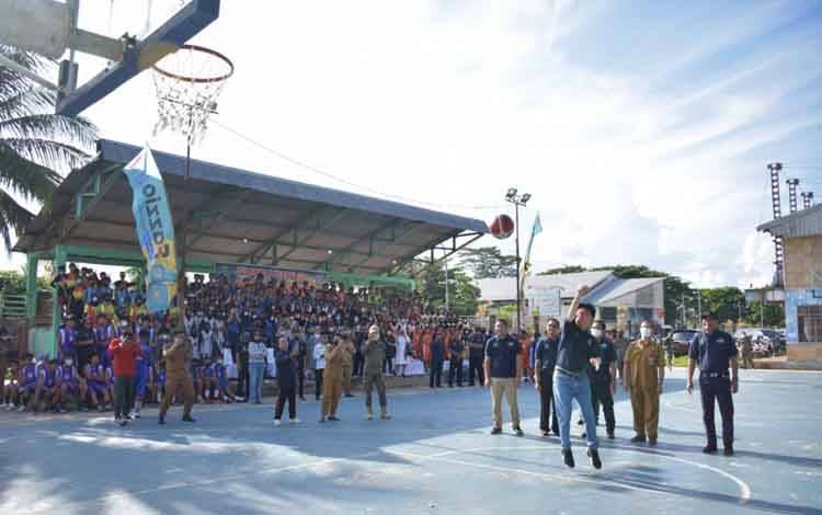 23 Tim Ikuti Kejuaraan Basket Antar Pelajar di Kapuas