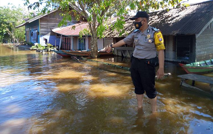 Desa Kalahien Barito Selatan Banjir