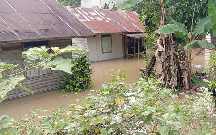 55 Rumah Warga Desa Tampa Dilanda Banjir, Pemdes Buka 2 Dapur Umum