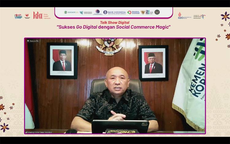 Teten: Kolaborasi Kunci Keberhasilan Transformasi Digital UMKM