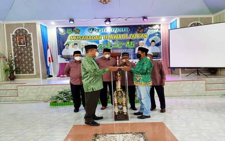Ini Juara Umum MTQ ke 45 Tingkat Kabupaten Kapuas