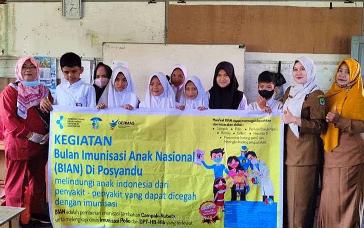 SDN 1 Selat Barat Dukung Pelaksanaan Bulan Imunisasi Anak Nasional