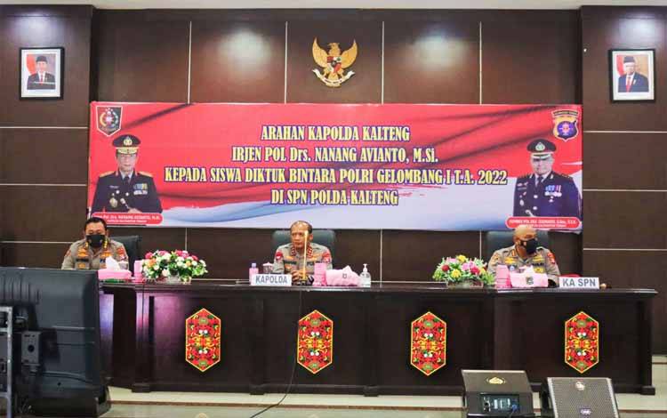 Kapolda Kalteng Tanamkan Integritas dan Loyalitas Kepada 184 Siswa SPN