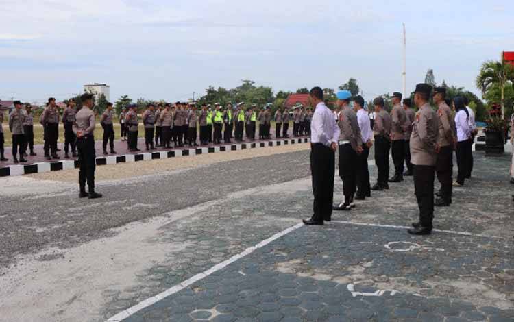 Wakapolres Katingan Tekankan Disiplin kepada Personel