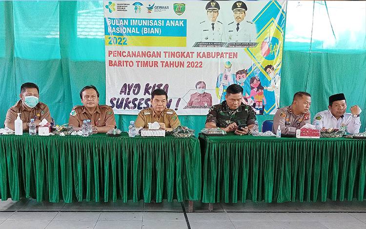 Kemenag Barito Timur Dukung Kesuksesan Bulan Imunisasi Anak
