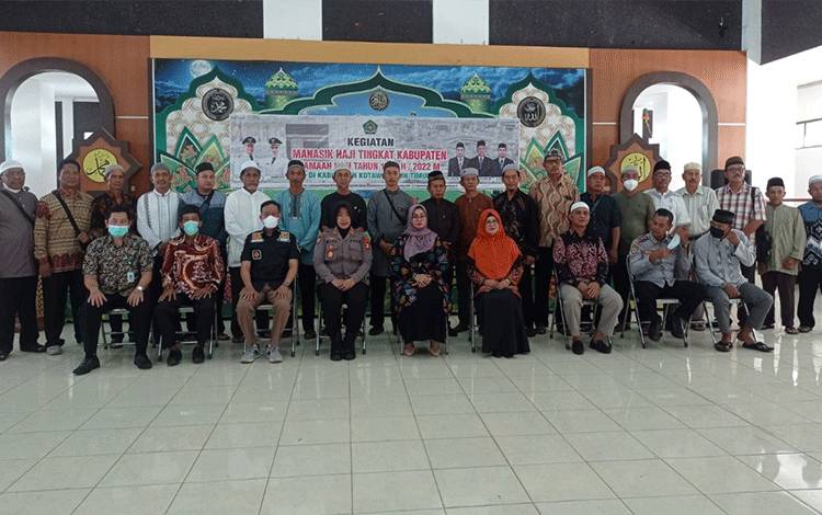 Puluhan Calon Jemaah Haji di Kotim Ikuti Bimbingan Manasik Haji