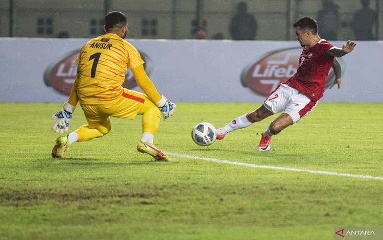 Shin Tae-yong tak Puas dengan Performa Dimas Drajad-Lilipaly