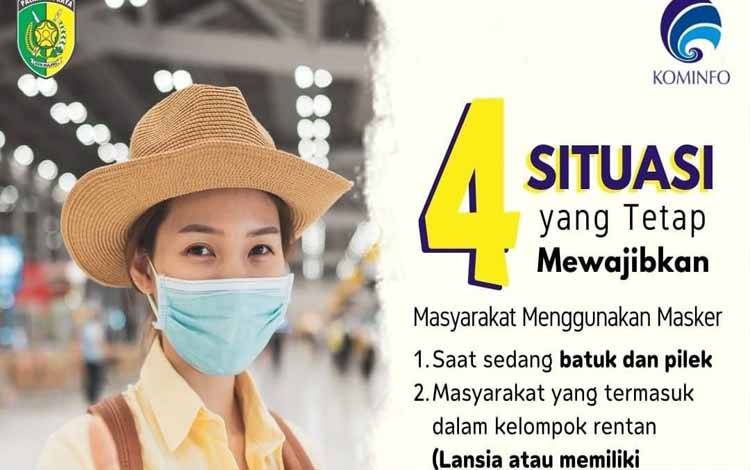 Corona Belum Hilang, 4 Situasi Ini Tetap Wajib Pakai Masker
