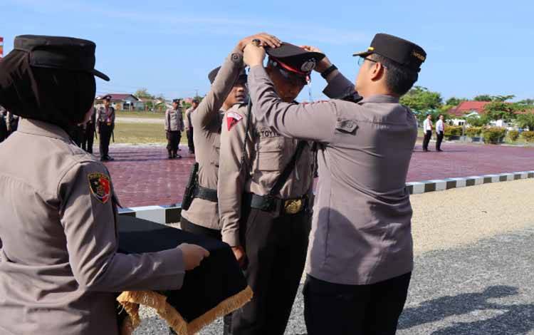 Polres Katingan Terima 28 Siswa Latja SPN Polda Kalteng