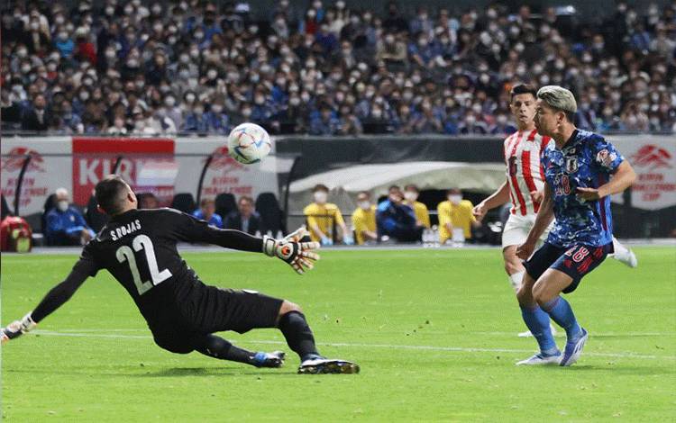 Samurai Biru Menang Telak 4-1 atas Paraguay