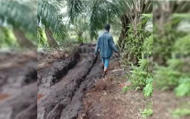 Offroad Merusak Kebun Warga