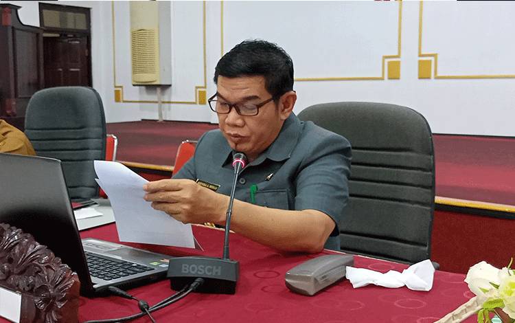 Bupati Barito Timur Sampaikan Penjelasan Raperda Pertanggungjawaban APBD 2021