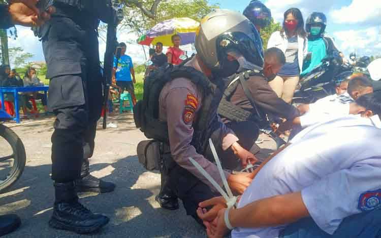 Sejumlah Siswa SMK di Palangka Raya Terlibat Tawuran Diamankan