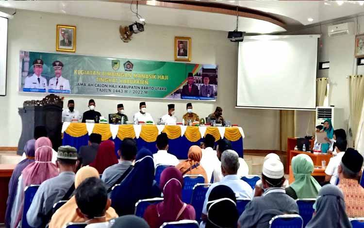 63 Calon Haji Barito Utara Ikuti Bimbingan Manasik Haji