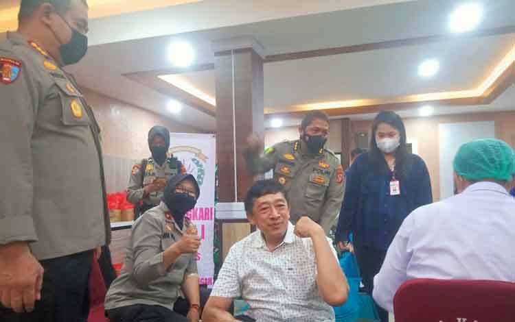 Polda Kalteng Gelar Donor Darah Peringati HUT Bhayangkara