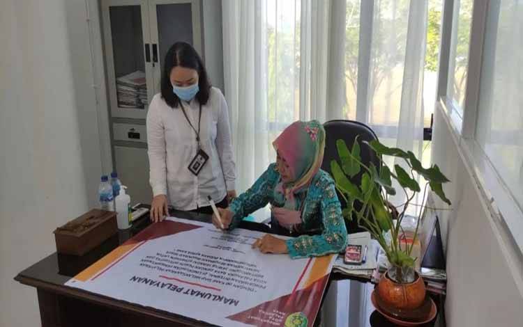 Inspektorat Palangka Raya Komitmen Wujudkan Zona Integritas