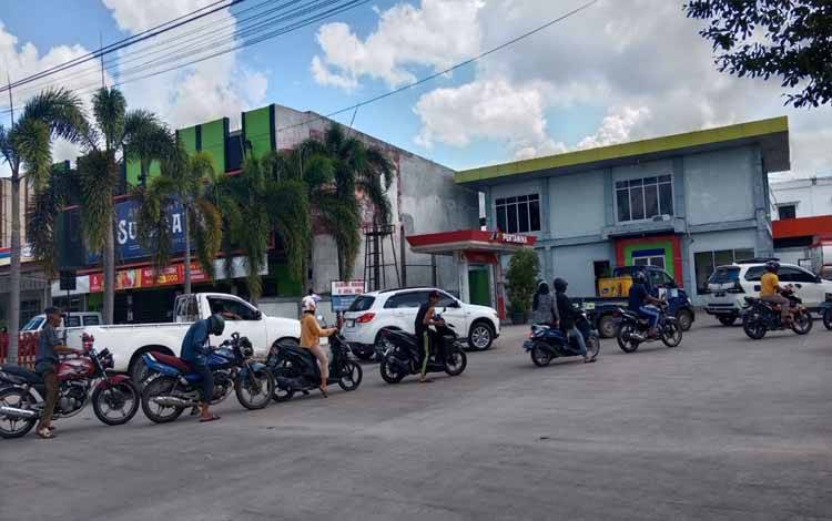 Antrean Panjang Beli Pertalite di Palangka Raya, Begini Tanggapan Pertamina