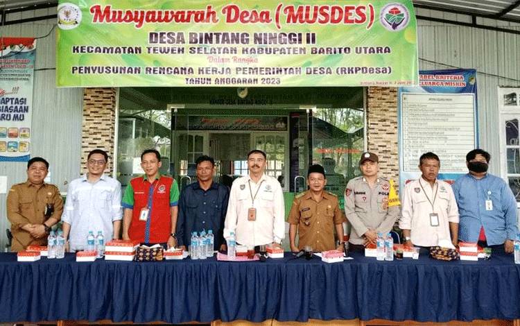 Pemdes Bintang Ninggi II Ikuti Musdes Penyusunan RKPDes Tahun Anggaran 2023