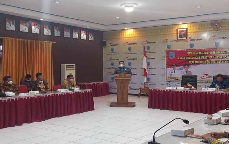 BNNP dan Pemkab Lamandau Komitmen Wujudkan Kalteng Bebas Narkoba