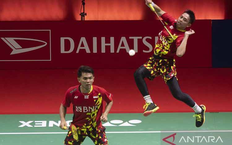 Fajar/Rian Revans dari He/Zhou ke Final Indonesia Masters Perdana