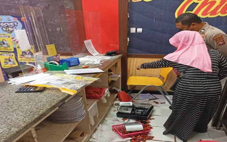 Bobol Rocket Chicken di Palangka Raya, Uang Belasan Juta dan HP Raib Digondol Maling