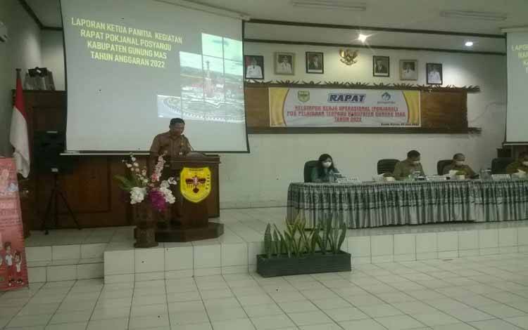 Pemkab Gunung Mas Rapat Pokjanal Posyandu