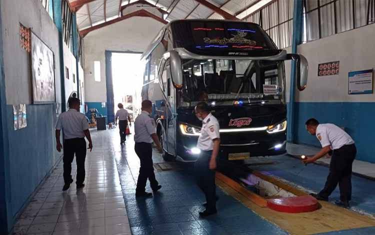 Dishub Pastikan?Bus Pengangkut Calon Jemaah Haji Asal Kobar Laik Jalan