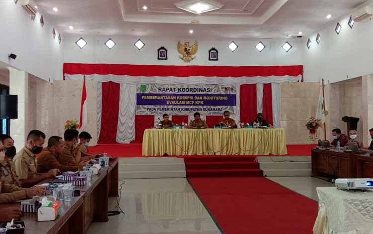 KPK RI Gelar Rakor Pemberantaran Korupsi di Sukamara