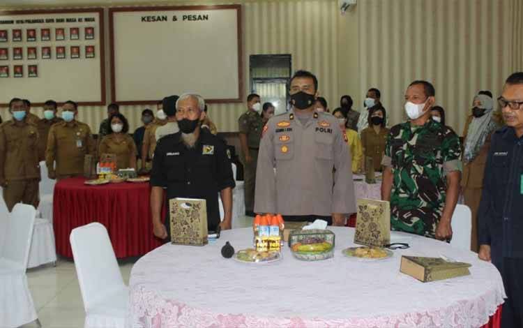 Kodim Palangka Raya Gelar Komsos dengan Aparatur Pemerintahan