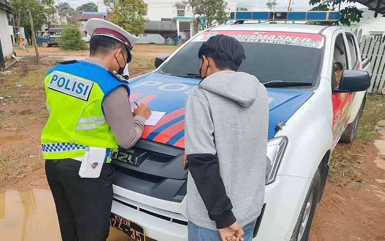 2 Hari Operasi Patuh Telabang, Satlantas Polres Barito Timur Tindak 72 Pelanggar