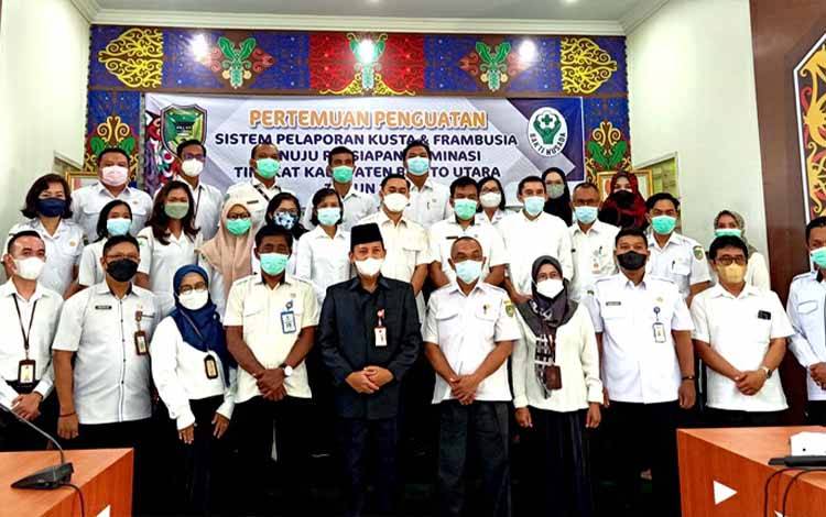 Dinkes Barito Utara Lakukan Pertemuan Perkuat Sistem Pelaporan Kusta dan Frambusia