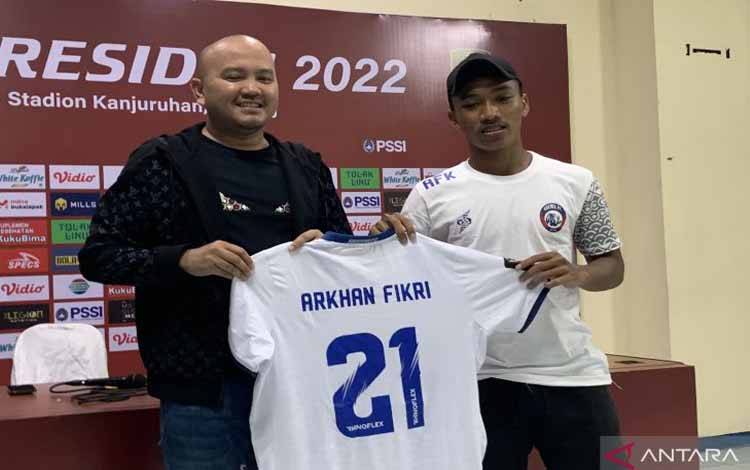 Arema FC Perkenalkan Pemain Muda Arkhan Fikri