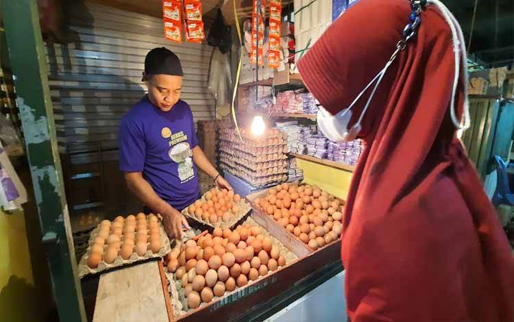 Harga Telur di Pangkalan Bun Tembus Rp 60 Ribu Per Piring
