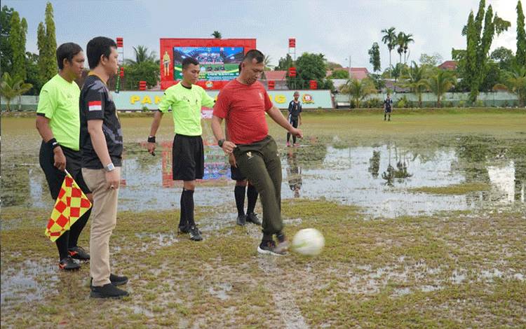 5 Tim Bertanding di Liga Santri Piala Kasad Wilayah Kodim Palangka Raya