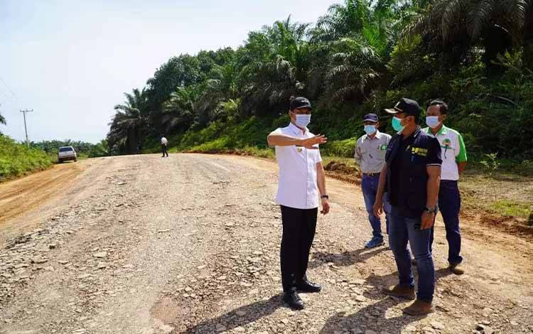 Bupati Lamandau Tinjau Pembangunan Proyek Strategis  ?