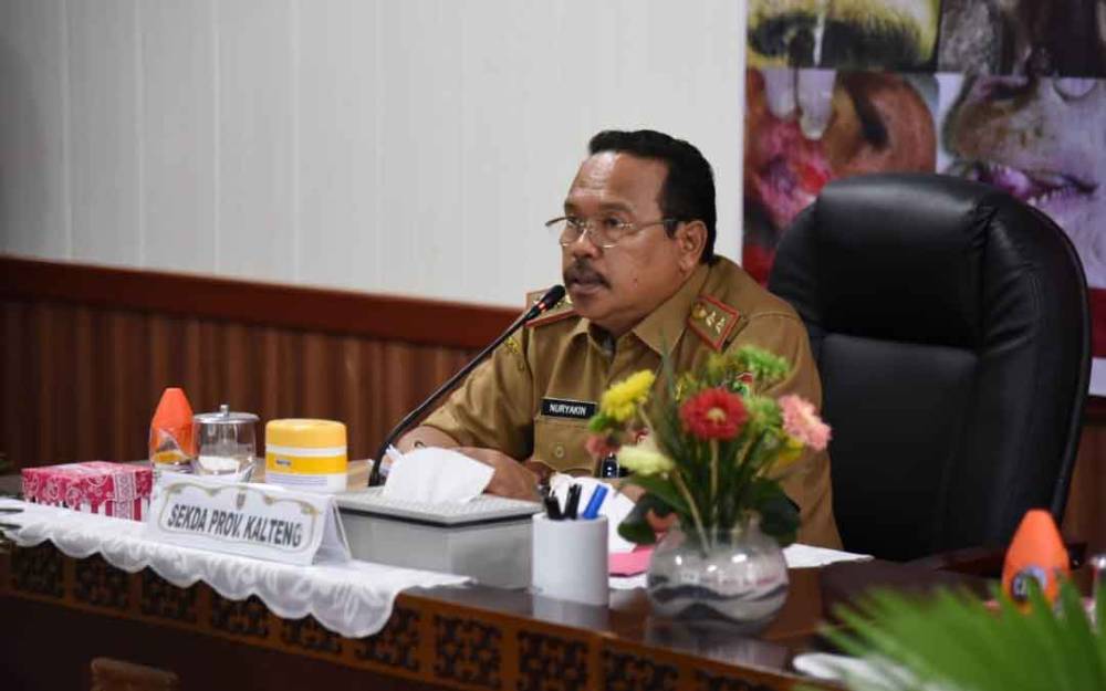 Buka Rakor Penanganan PMK, Sekda Kalteng Tekankan ini