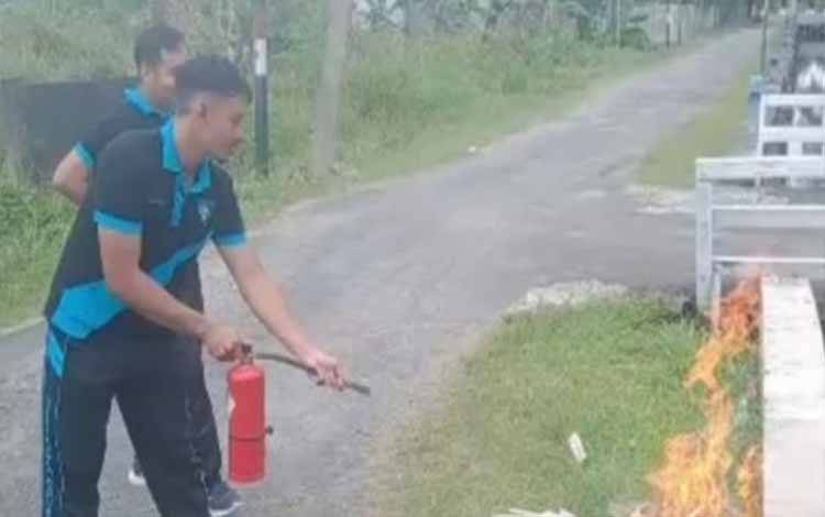 Rutan Kuala Kapuas Beri Pelatihan Tim Siaga dan Tanggap Darurat Mitigasi Bencana