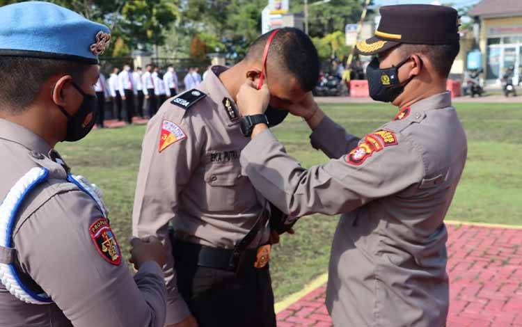 Wakapolres Kapuas Ingatkan Siswa Latja SPN Polda Kalteng Terus Berlatii?