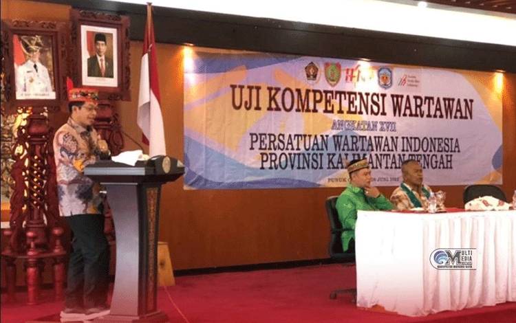 Bupati Murung Raya Buka Uji Kompetensi Wartawan