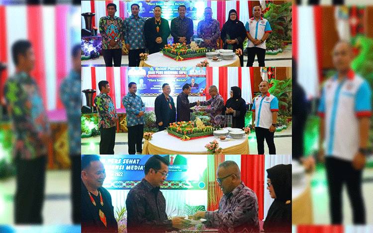 Potong Tumpeng Warnai Puncak Peringatan HPN Tingkat Provinsi Kalteng